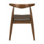 Ensemble de 2 chaises de salle à manger en bois d'hévéa-127936783