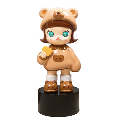 POP Light-luxury Style Eco-friendly Resin Cartoon Ornament