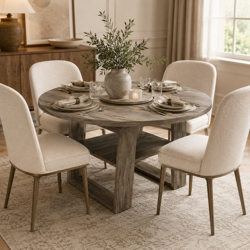 Vonnie Extendable Dining Table, Gris