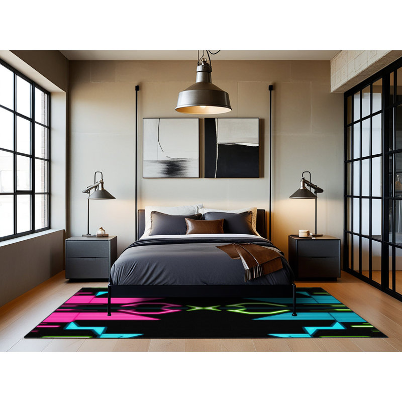 Prism Vortex Rug, Round 6'