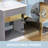 Venere Dark Grey Bathroom Vanity 16'' Floating Wall Mount Solid Surface Vanity Cabinet with Single Basin Vanity Top