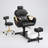 Pedicure Chair With Massage Foot Bath, 360 Degree Swivel Foot Spa Chair- Black/Gold-132703659