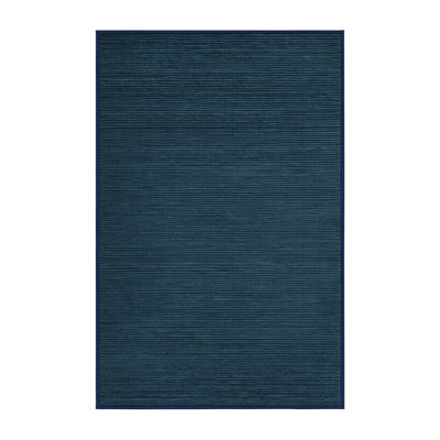Machine Washable Solid Gray Area Rug