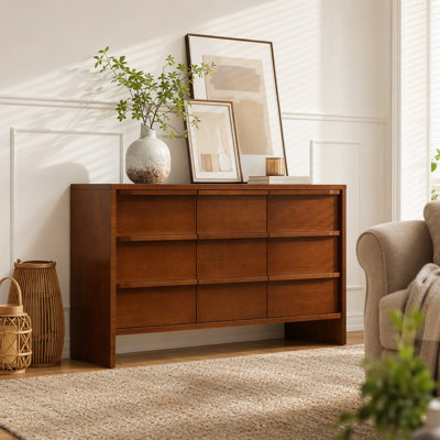 Armoire de rangement moderne avec 2 portes et 3 tiroirs