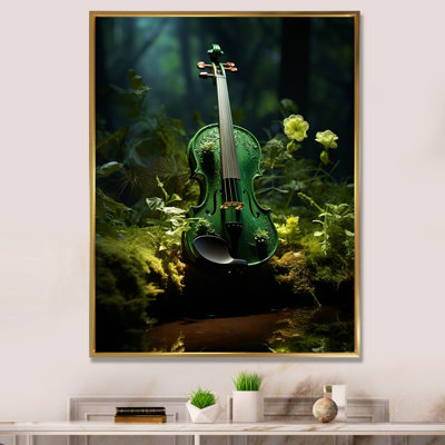 «Violin Verdure In The Forest I», reproduction sur toile