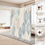 Cloison pliante 4 panneaux à paravent d'inspiration royale couleurs pastel séparateur de toile cloison de protection autoportante cloison d'intimité
