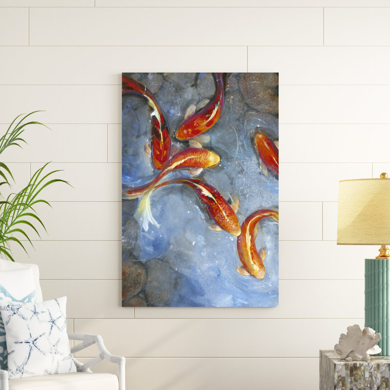 Gracieux Koi II, H 48 po x l 32 po x P 1,25 po