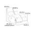 Fauteuil inclinable confortable sans accoudoirs-1008101360