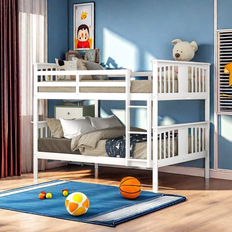 Debraha Kids Full Over Full Bunk Bed, White
