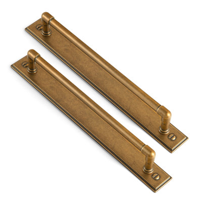 Pipe-Shaped Cabinet Handles With Backplate(G015)
