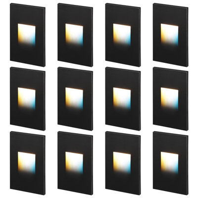 Température de couleur intégrée de la lumière de terrasse DEL sélectionnable pour l'intérieur et l'extérieur