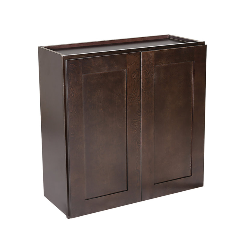 Armoire de cuisine style Shaker de Design House Brookings (prête à assembler), H 36 po x l 24 po, Espresso