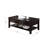 Brown Coffee Table With Meticulously Crafted Drawers Efficient Drawer System