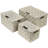 Sorbus Stackable Woven Basket with Lid and Handles 3 Pack-324789031