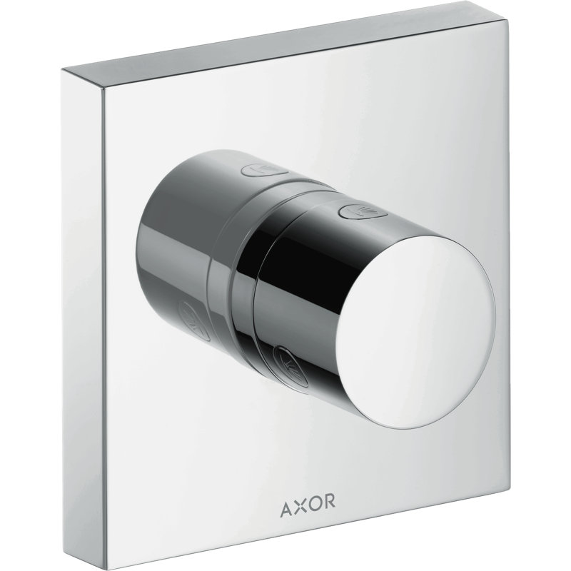 AXOR ShowerSolutions Diverter Trim Trio/Quattro 5" x 5", Chrome