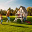 AXI 240cm W x 167cm D Outdoor Hemlock Wood,HDPE High Density Polyethylene Playhouse-88358431