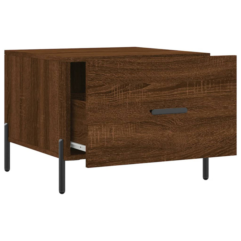 Aytes Coffee Table with Storage, Brown Oak