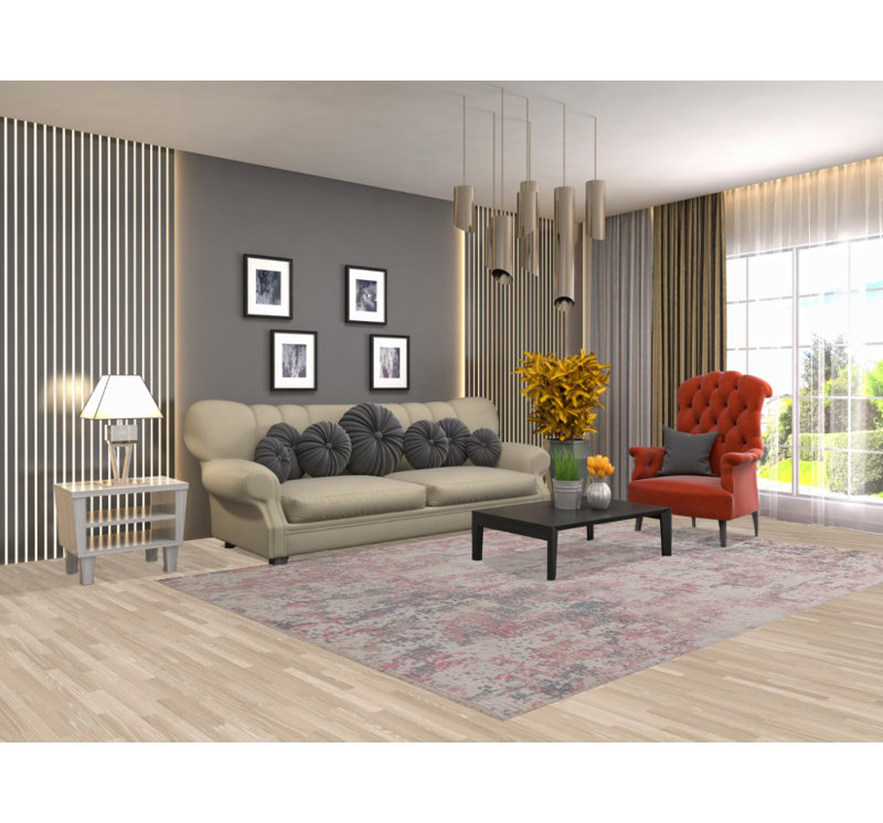 Handmade Abstract Modern Area Rug 7x10
