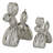 Porcelain Ceramic Balloon Dog Decorative Sculpture Set-51955249