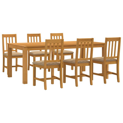 Oak Solid Wood Dining Set