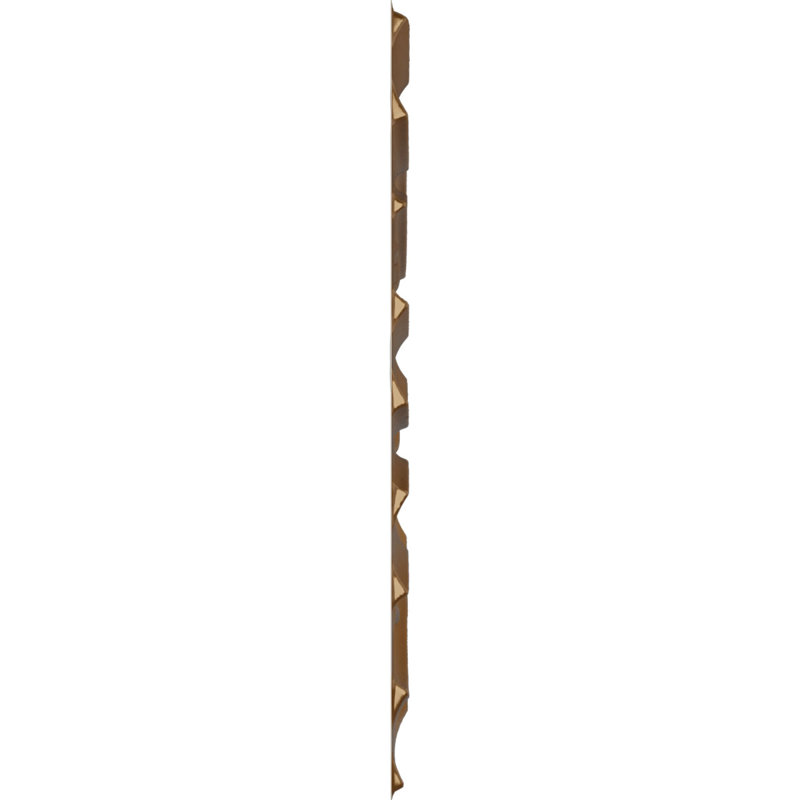 Panneau mural décoratif 3D Swell EnduraWall 19 l 8 po x H 19 5/8 po, or métallique vieilli rétro (couvre 2,67 pieds carrés)