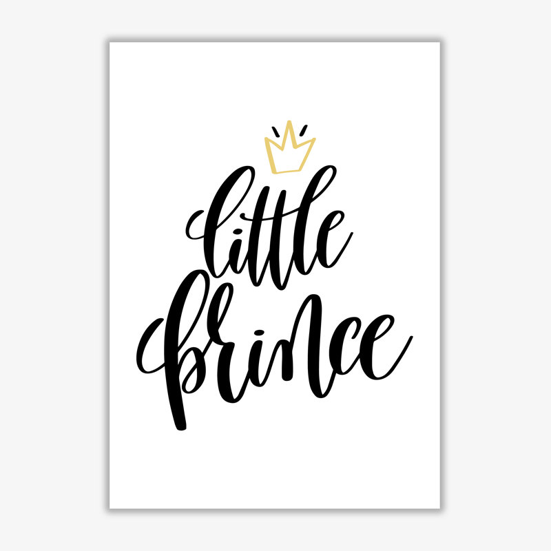 Little Prince - Print, 30 cm H x 21 cm W x 1 cm D, No Frame