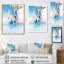 «Teal Peach Interlocking Perspectives» sur toile-52121566-52121567
