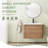 Wall-Mounted Floating Bathroom Vanity with Ceramic Top-994587945