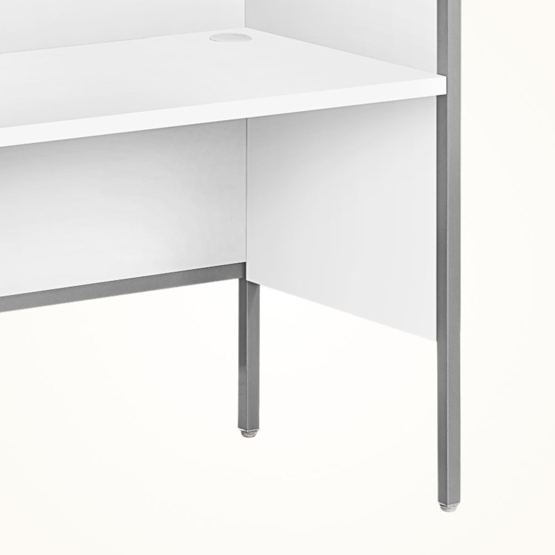Bureau de bureau Pascha, Blanc