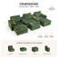 Canapé-lit modulaire surdimensionné Olar Chenille-1395629076