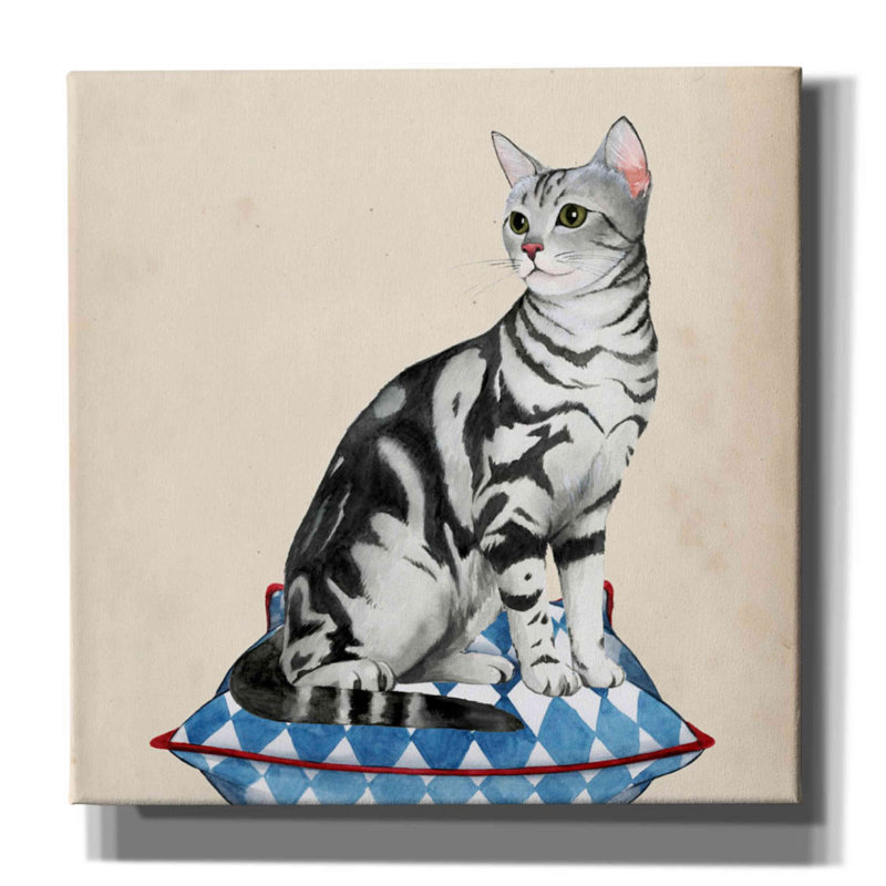 Red Barrel Studio® «Lady Cat I» par Grace Popp, H 26 po x l 26 po x P 1,5 po