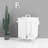 Large Capacity 110L Laundry Hamper, 2 White Cloth Basket With Lid And Sorting Cards For Clothes & Storage Bin Hamper Lid, Storage,