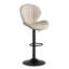 Tabouret de bar pivotant à dossier festonné-278113831