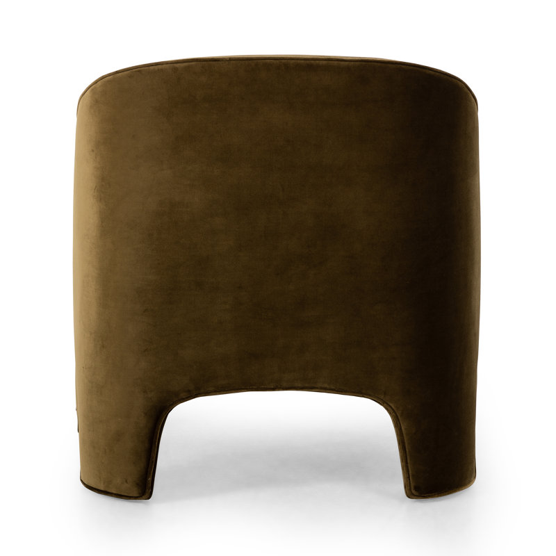 Sully Chair in Surrey Moss, Olive Green Velvet