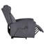 Fauteuil large en velours 27,6 po Rajiya