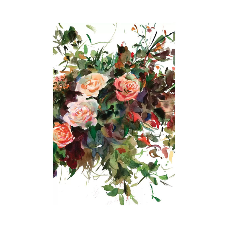 Redwied by Gosia Gregorczyk - Wrapped Canvas Print, 20.32 cm H x 30.48 cm W
