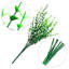 4 faisceaux d'eucalyptus artificiels avec 4 branches