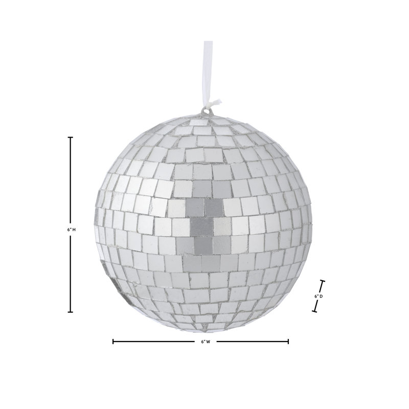Ornement boule 6 "Mosiac Mirror