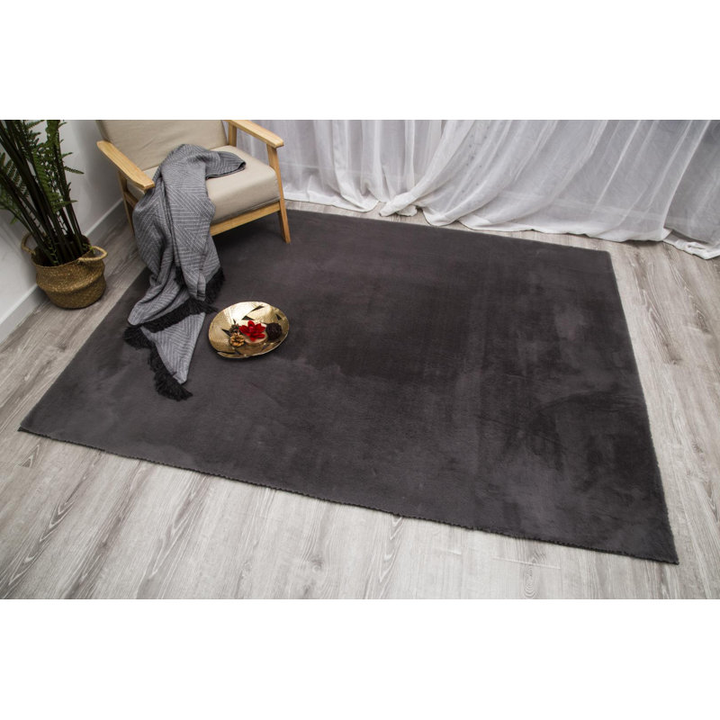 Baptiste Faux Fur Indoor Rug, Rectangle 5' x 7'