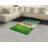 Birthday High Density Long Fiber Poly Threads Decorative Area Rug Carpet-42031027