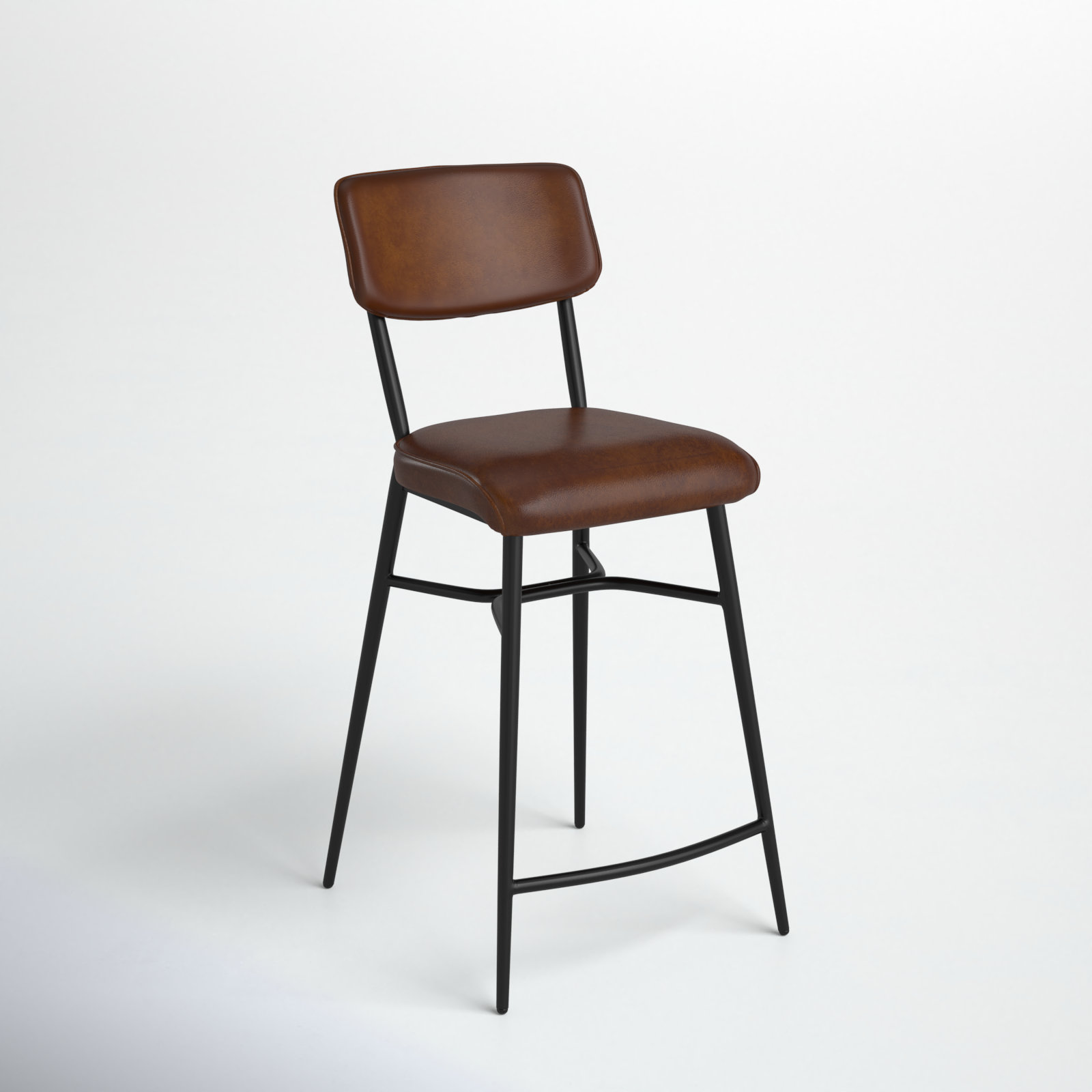 Milos Leather Stool