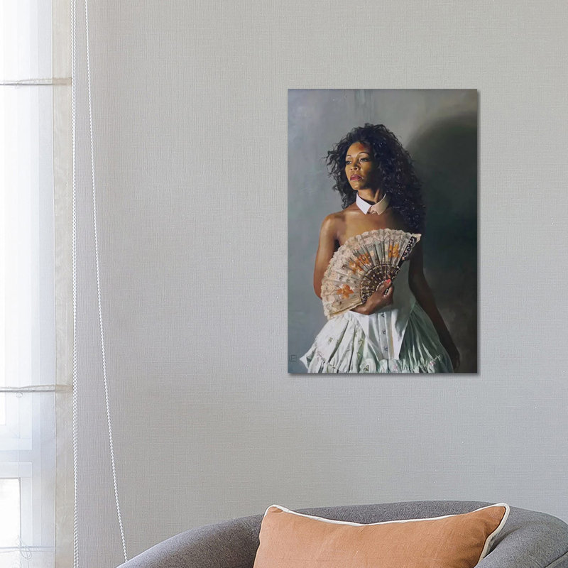 Language Of Fans by Linda Adair - Wrapped Canvas Print, 66.04 cm H x 45.72 cm W x 1.91 cm D