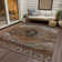 Machine Washable Indoor/Outdoor Xhevrie Terracotta Rug