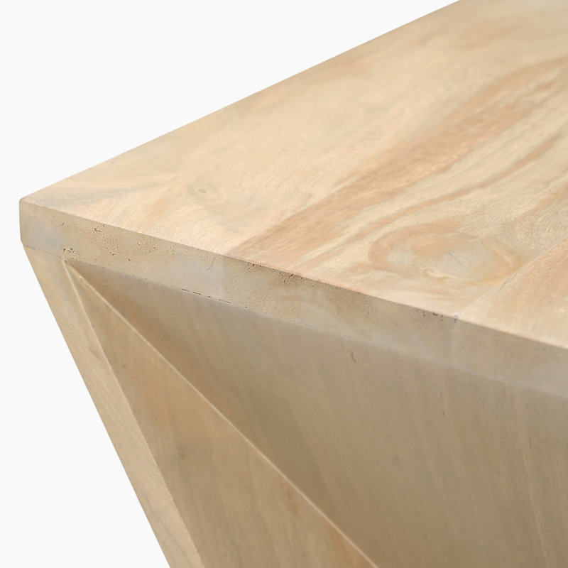 Solid Wood Frame End Table