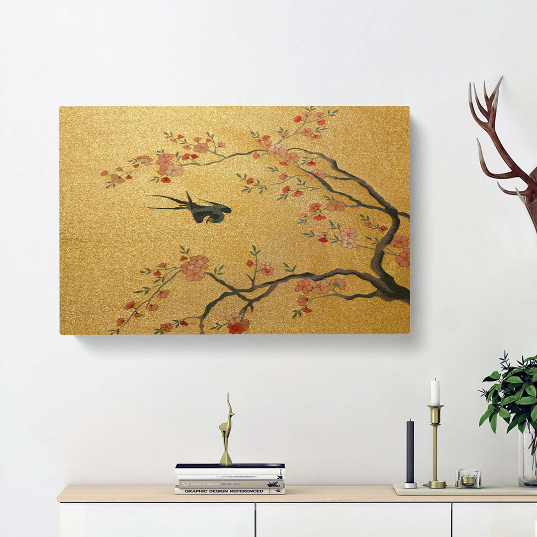 Flying Bird by Cui Bai - Wrapped Canvas