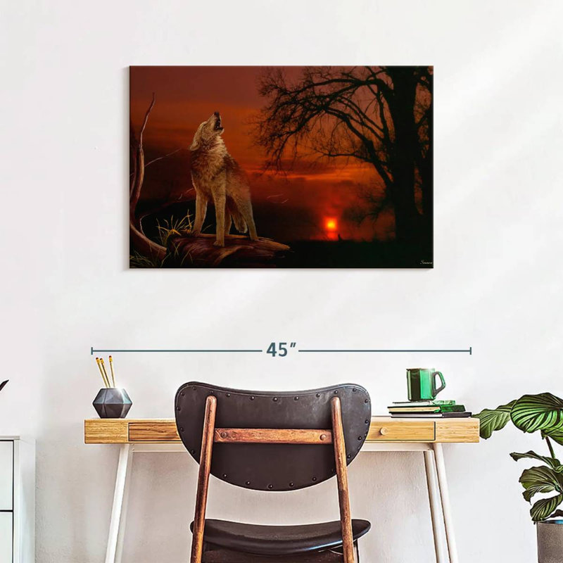 Spirit And The Darkness, 24" H x 36" W