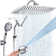 14" Rainfall Shower Head Combo with 9-Setting Handheld Spray