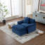 Fauteuil d'appoint moderne avec repose-pieds en chenille-846004389