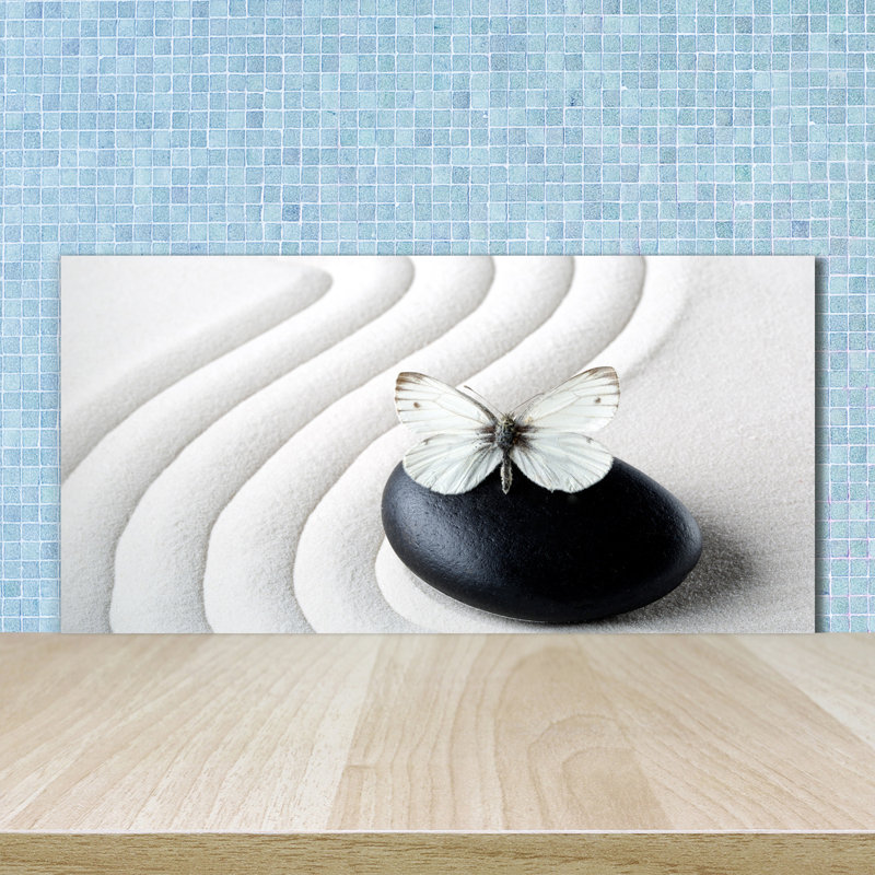 Leonville 50cm W x 100cm L Glass Peel and Stick Panel