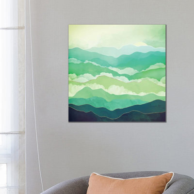 Emerald Spring - impression d'art graphique